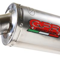 Escape compatível com Kawasaki ZX-7R 1996-2002, Inox Tondo, Silenciador de escape, aprovado, montagem com flange específico (bolt-on), com db killer removível 