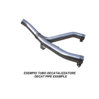 Escape compatível com Honda Msx - Grom 125 2013-2017, Decatalizzatore, Sistema racing Sistema de tubo para eliminar o catalisador 