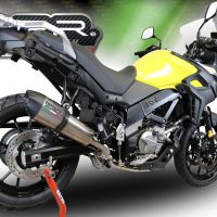 GPR escape compatível com  Suzuki V-Strom DL650 2017-2020, New Grand Prix Evo Titanium, Escape homologado semi-completo com db killer removível e com catalisador 