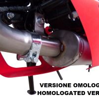 Escape compatível com Aprilia RS 4 125 2011-2016, Deeptone Inox, Sistema homologado com catalisador linha completa, silencioso mais coletor 