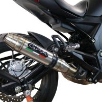 Escape compatível com Benelli 502 C 2019-2020, Deeptone Inox, Escape legal, homologado, silenciador com db killer removível e tubo de ligação específico 