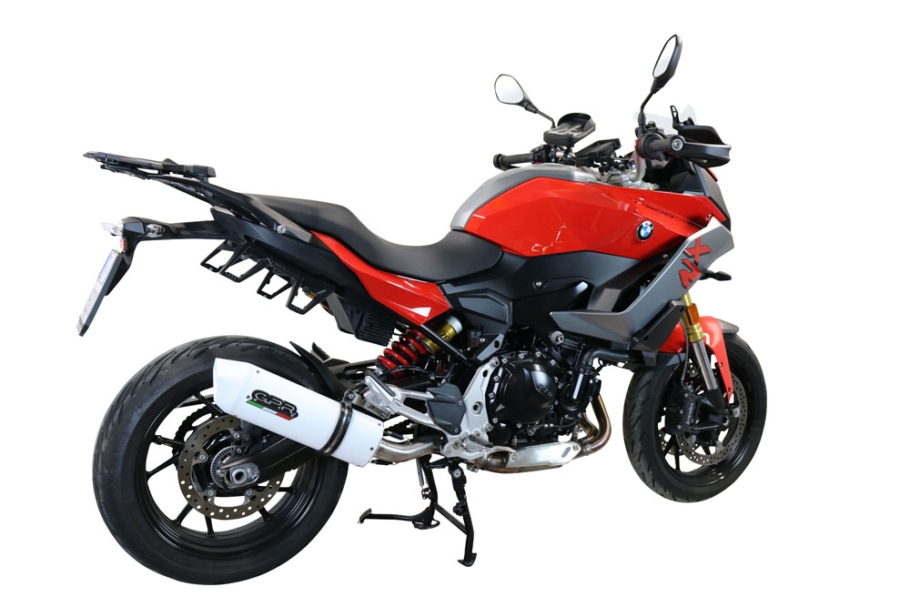 Escape compatível com Bmw F 900 XR-R 2020-2025, Albus Evo4, Escape legal, homologado, silenciador com db killer removível e tubo de ligação específico 