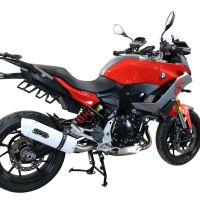 Escape compatível com Bmw F 900 XR-R 2020-2025, Albus Evo4, Escape legal, homologado, silenciador com db killer removível e tubo de ligação específico 