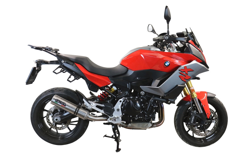 Escape compatível com Bmw F 900 XR-R 2020-2025, M3 Inox , Escape legal, homologado, silenciador com db killer removível e tubo de ligação específico 
