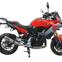Escape compatível com Bmw F 900 XR-R 2020-2025, M3 Inox , Escape legal, homologado, silenciador com db killer removível e tubo de ligação específico 