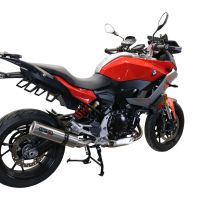 Escape compatível com Bmw F 900 XR-R 2020-2025, M3 Inox , Escape legal, homologado, silenciador com db killer removível e tubo de ligação específico 