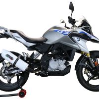 Escape compatível com Bmw G 310 Gs 2017-2021, Albus Evo4, Sistema homologado com catalisador linha completa, silencioso mais coletor 