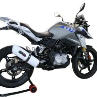 Escape compatível com Bmw G 310 Gs 2017-2021, Albus Evo4, Sistema homologado com catalisador linha completa, silencioso mais coletor 