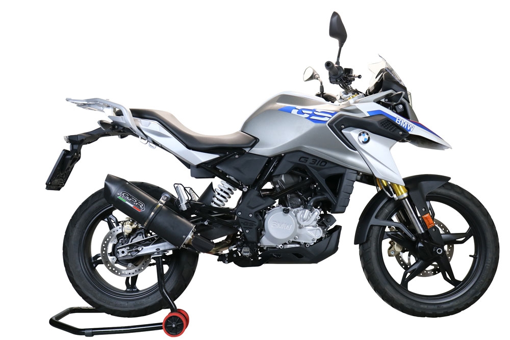 Escape compatível com Bmw G 310 Gs 2022-2024, Furore Evo4 Nero, Sistema homologado com catalisador linha completa, silencioso mais coletor 