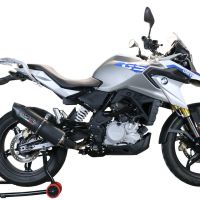 Escape compatível com Bmw G 310 Gs 2022-2024, Furore Evo4 Nero, Sistema homologado com catalisador linha completa, silencioso mais coletor 