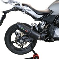 Escape compatível com Bmw G 310 Gs 2022-2024, Furore Evo4 Nero, Sistema homologado com catalisador linha completa, silencioso mais coletor 