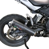 Escape compatível com Bmw G 310 Gs 2022-2024, M3 Black Titanium, Sistema homologado com catalisador linha completa, silencioso mais coletor 