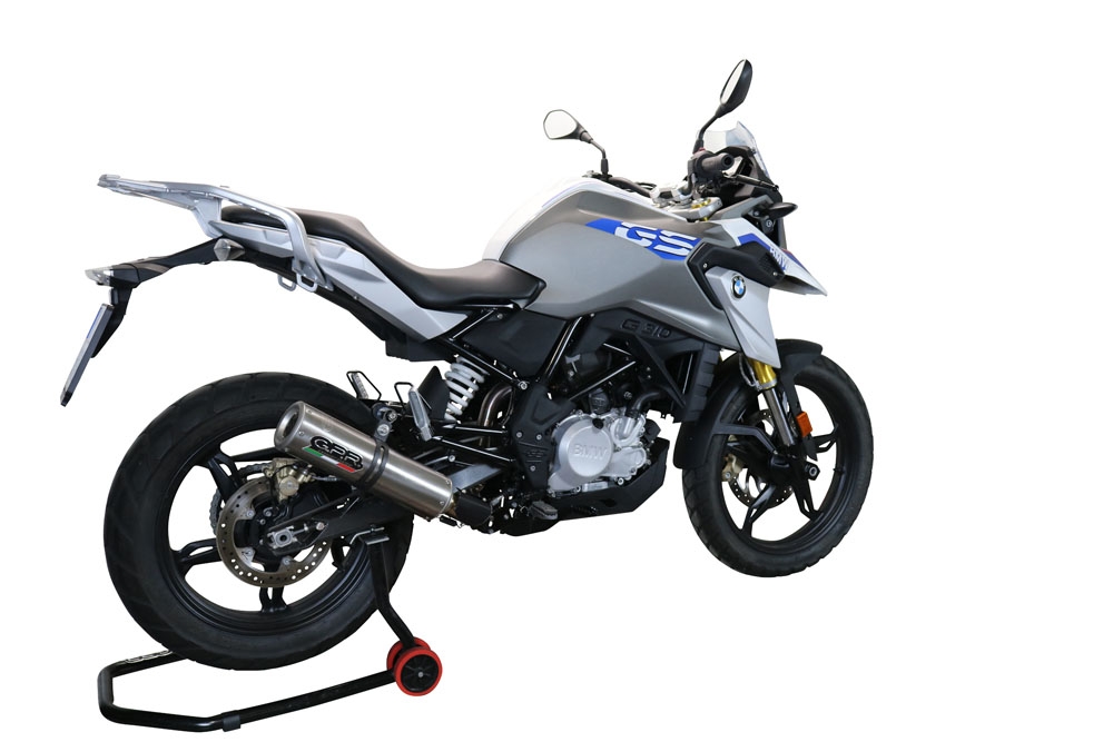 Escape compatível com Bmw G 310 Gs 2017-2021, M3 Inox , Sistema homologado com catalisador linha completa, silencioso mais coletor 