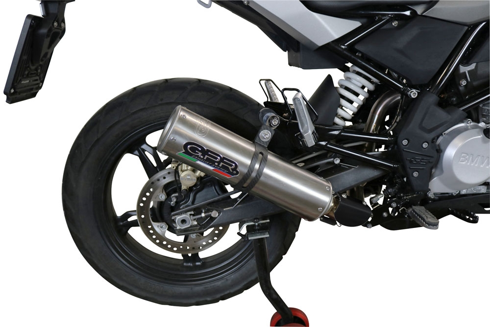 Escape compatível com Bmw G 310 Gs 2017-2021, M3 Inox , Sistema homologado com catalisador linha completa, silencioso mais coletor 