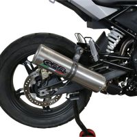 Escape compatível com Bmw G 310 Gs 2017-2021, M3 Inox , Sistema homologado com catalisador linha completa, silencioso mais coletor 
