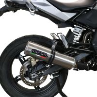 Escape compatível com Bmw G 310 Gs 2017-2021, M3 Titanium Natural, Sistema homologado com catalisador linha completa, silencioso mais coletor 