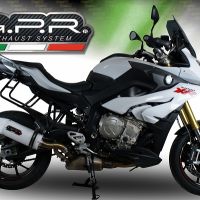 Escape compatível com Bmw S 1000 XR -M 2015-2016, Albus Ceramic, Escape legal, homologado, silenciador com db killer removível e tubo de ligação específico 