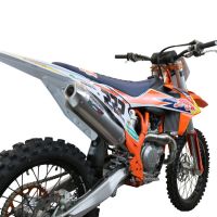 Escape compatível com Gas Gas MC 450F 2021-2023, Pentacross FULL Titanium, Escape racing linha completa, silencioso mais coletor com dbkiller, não homologado 
