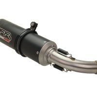 Escape compatível com Yamaha XSR 125 2021-2025, M3 Black Titanium, Sistema homologado com catalisador linha completa, silencioso mais coletor 
