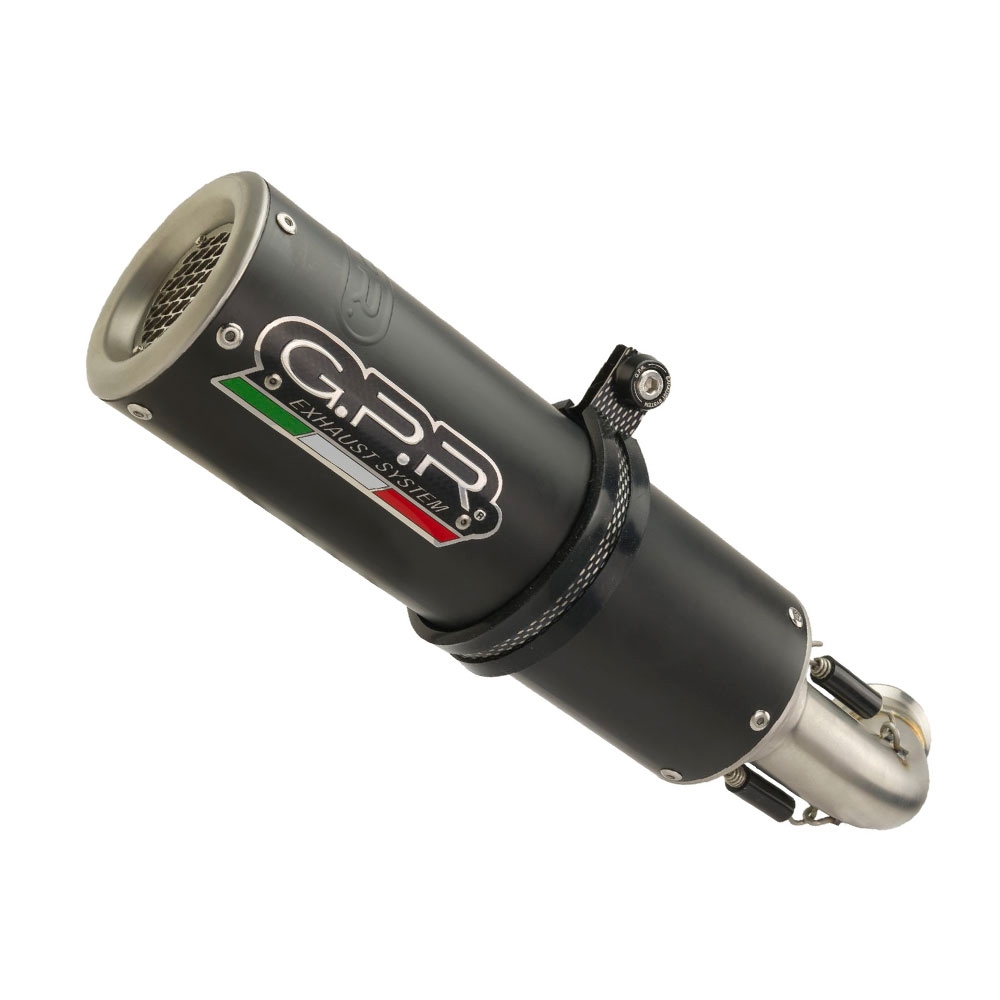 Escape compatível com Yamaha XSR 125 2021-2025, M3 Black Titanium, Sistema homologado com catalisador linha completa, silencioso mais coletor 
