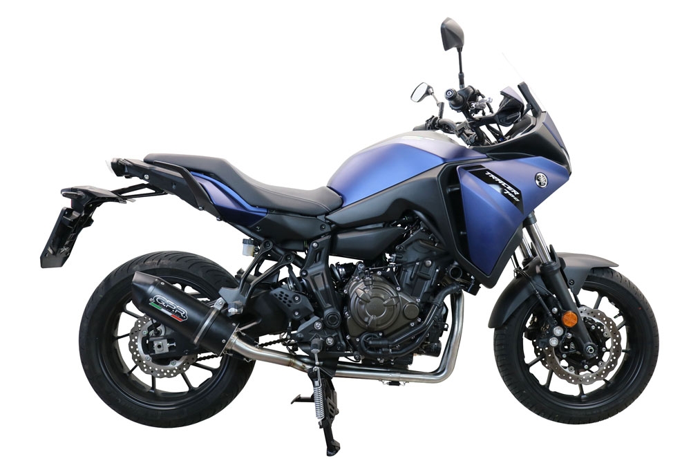 Escape compatível com Yamaha Tracer 700 2020-2021, Furore Nero, Escape racing linha completa, silencioso mais coletor com dbkiller, não homologado 