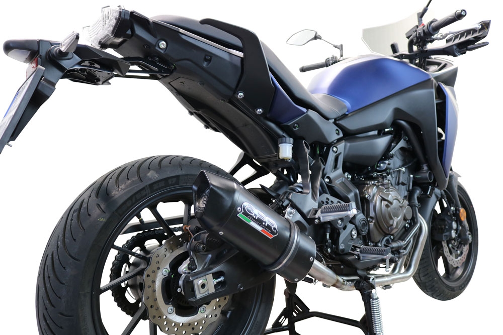 Escape compatível com Yamaha Mt-07 2021-2024, Furore Nero, Sistema homologado com catalisador linha completa, silencioso mais coletor 