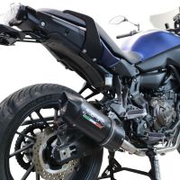 Escape compatível com Yamaha Mt-07 2021-2024, Furore Nero, Sistema homologado com catalisador linha completa, silencioso mais coletor 