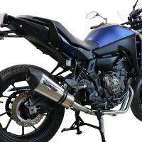 Escape compatível com Yamaha Tracer 7 2021-2024, Gpe Ann. titanium, Escape racing linha completa, silencioso mais coletor com dbkiller, não homologado 