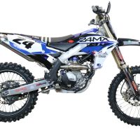Escape compatível com Yamaha YZ 250 FX 2020-2025, Pentacross Inox, Escape racing linha completa, silencioso mais coletor com dbkiller, não homologado 