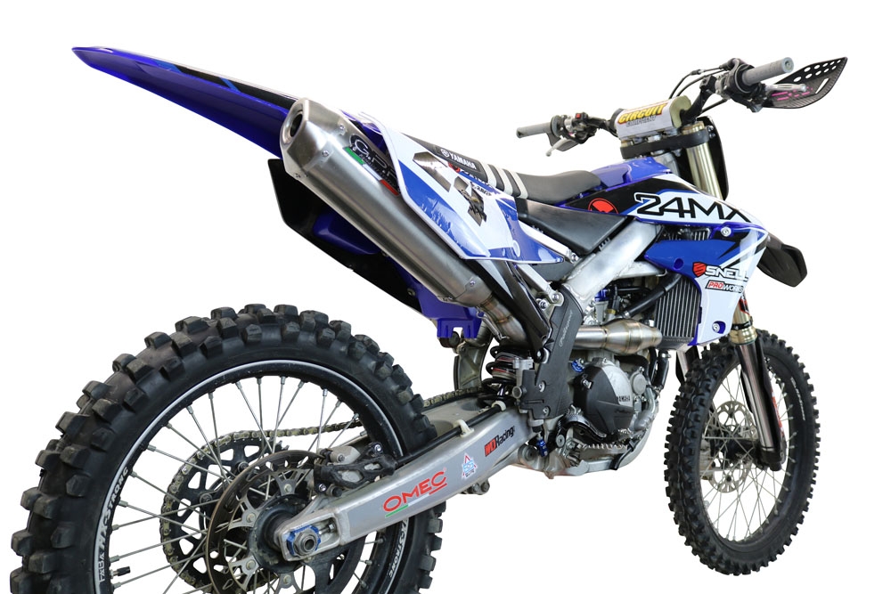 Escape compatível com Yamaha YZ 250 FX 2020-2025, Pentacross Inox, Escape racing linha completa, silencioso mais coletor com dbkiller, não homologado 