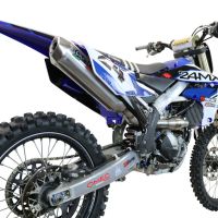 Escape compatível com Yamaha YZ 250 FX 2020-2025, Pentacross Inox, Escape racing linha completa, silencioso mais coletor com dbkiller, não homologado 