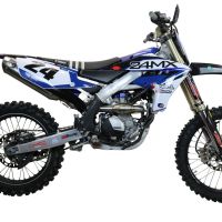 Escape compatível com Yamaha YZ 250 F 2020-2025, Pentacross FULL Titanium, Escape racing linha completa, silencioso mais coletor com dbkiller, não homologado 
