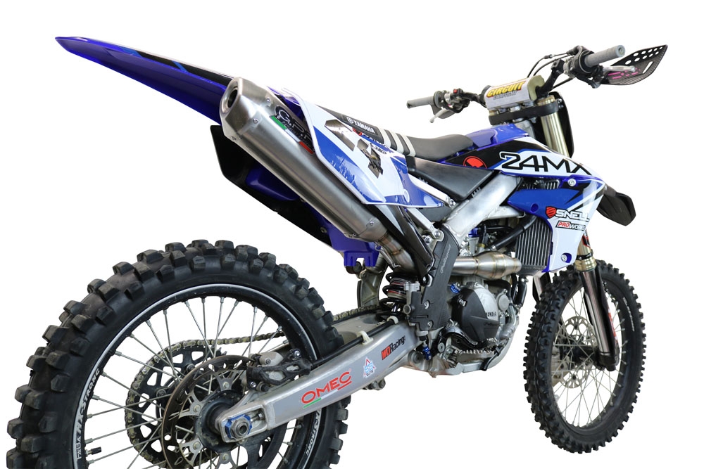 Escape compatível com Yamaha YZ 250 F 2020-2025, Pentacross FULL Titanium, Escape racing linha completa, silencioso mais coletor com dbkiller, não homologado 