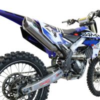 Escape compatível com Yamaha YZ 250 F 2020-2025, Pentacross FULL Titanium, Escape racing linha completa, silencioso mais coletor com dbkiller, não homologado 