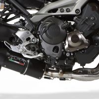 Escape compatível com Yamaha XSR900 2016-2021, Furore Evo4 Poppy, Sistema homologado com catalisador linha completa, silencioso mais coletor 
