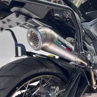 Escape compatível com Zontes 350 T2 ADV 2022-2024, Powercone Evo, Escape legal, homologado, silenciador com db killer removível e tubo de ligação específico 