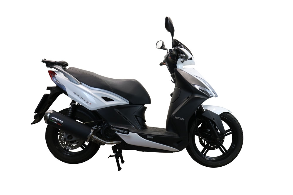 Escape compatível com Kymco Agility 200 - I.E. R16 - Plus 2010-2014, Evo4 Road, Sistema homologado,legal, linha completa, incluindo db killer removível mais coletor 