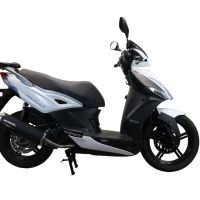 Escape compatível com Kymco Agility 200 - I.E. R16 - Plus 2010-2014, Evo4 Road, Sistema homologado,legal, linha completa, incluindo db killer removível mais coletor 