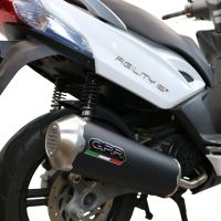Escape compatível com Kymco Agility 200 - I.E. R16 - Plus 2010-2014, Evo4 Road, Sistema homologado,legal, linha completa, incluindo db killer removível mais coletor 