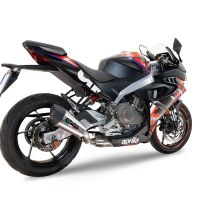 ,ApriliaRS 45720242025New Gpe titaniumSistema homologado com catalisador linha completa, silencioso mais coletor