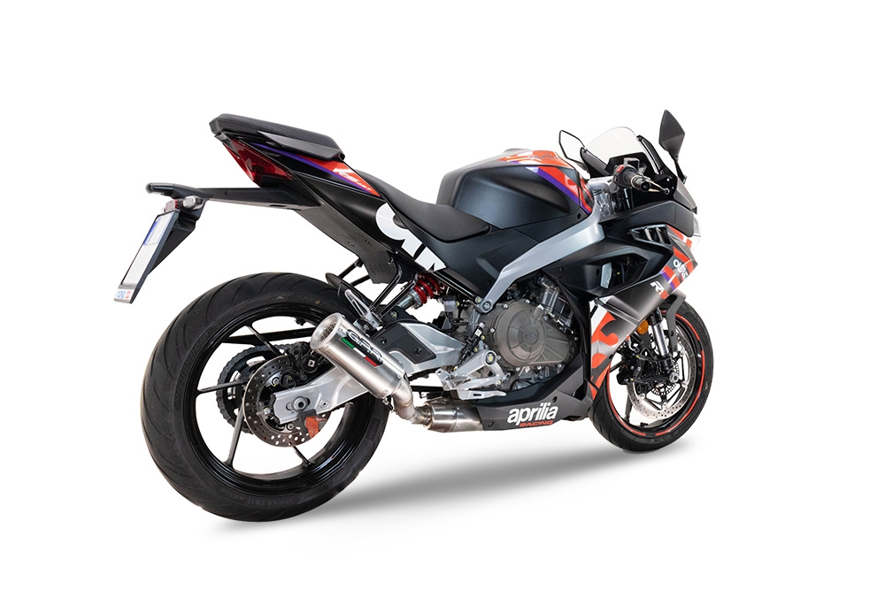 Escape compatível com Aprilia RS 457 2024-2025, M3 Inox , Sistema homologado com catalisador linha completa, silencioso mais coletor 