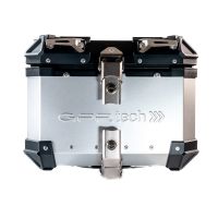GPR TECH TOP CASE ALPI-TECH 26 LT. PRATA Top case em alumínio, cor prata com placa universal incluída Capacidade Litros 26