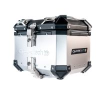 GPR TECH TOP CASE ALPI-TECH 26 LT. PRATA Top case em alumínio, cor prata com placa universal incluída Capacidade Litros 26