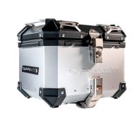 GPR TECH TOP CASE ALPI-TECH 26 LT. PRATA Top case em alumínio, cor prata com placa universal incluída Capacidade Litros 26