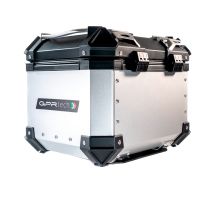 GPR TECH TOP CASE ALPI-TECH 26 LT. PRATA Top case em alumínio, cor prata com placa universal incluída Capacidade Litros 26