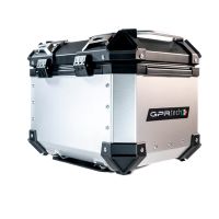GPR TECH TOP CASE ALPI-TECH 26 LT. PRATA Top case em alumínio, cor prata com placa universal incluída Capacidade Litros 26