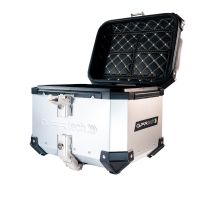 GPR TECH TOP CASE ALPI-TECH 26 LT. PRATA Top case em alumínio, cor prata com placa universal incluída Capacidade Litros 26