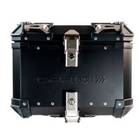 Top case em alumínio, cor preta com placa específica incluída Top case maletas GPR TECH compatível com Benelli Trk 251 2019/2023