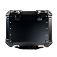 Top case em alumínio, cor preta com placa específica incluída Top case maletas GPR TECH compatível com Benelli Trk 251 2019/2023