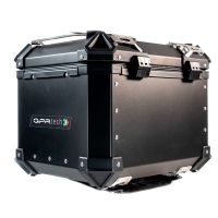 Top case em alumínio, cor preta com placa específica incluída Top case maletas GPR TECH compatível com Bmw G 310 Gs 2017/2021 e4